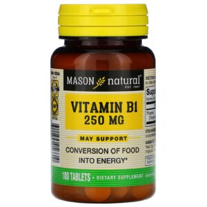 Витамин B-1 250 мг Mason Natural